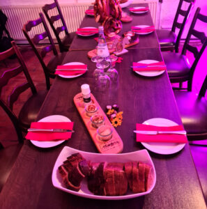 Abendessen im Klosterrestaurant