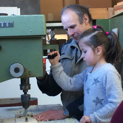 Kindergartenkinder zu Besuch