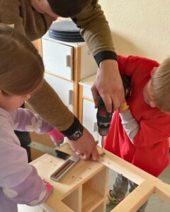 Projekttag Schreiner Handwerk Kita Hillesheim