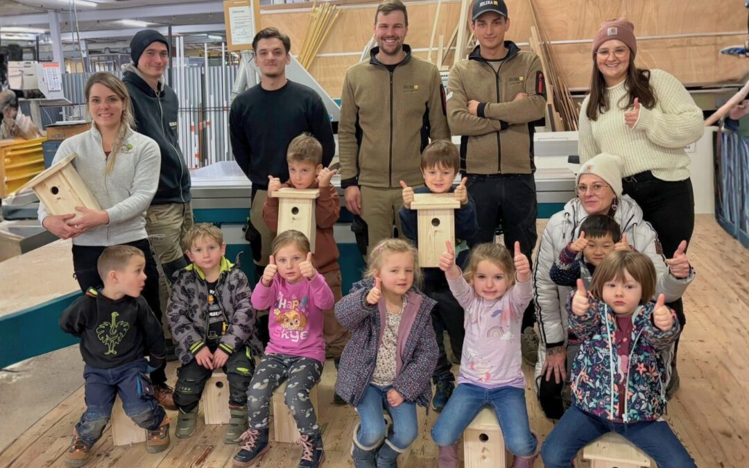 Schreinerei-Erlebnistag: Kita Rappelkiste aus Kalenborn